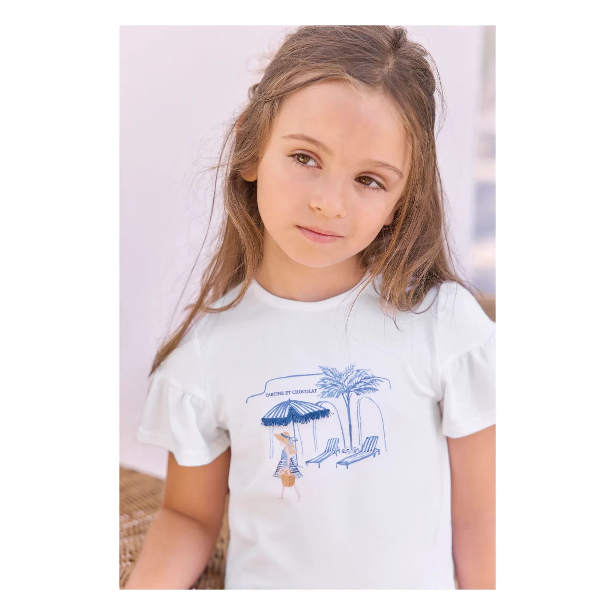 Tartine et Chocolat - Pearl Starfish T-shirt | White