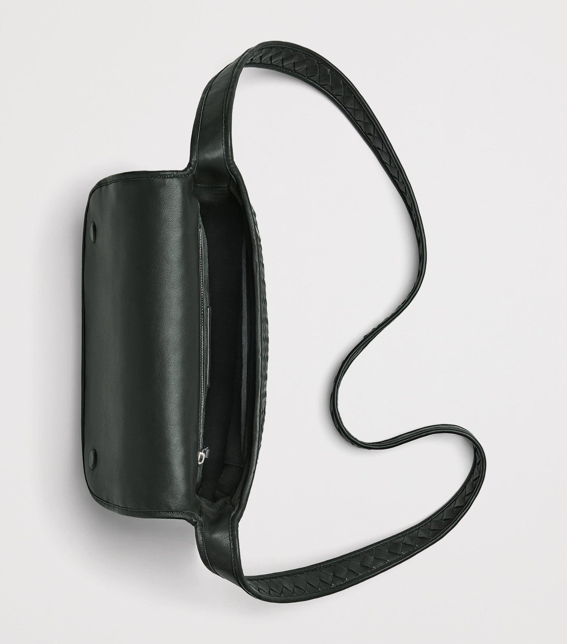 Bottega Veneta Leather Intrecciato Veneto Messenger Bag