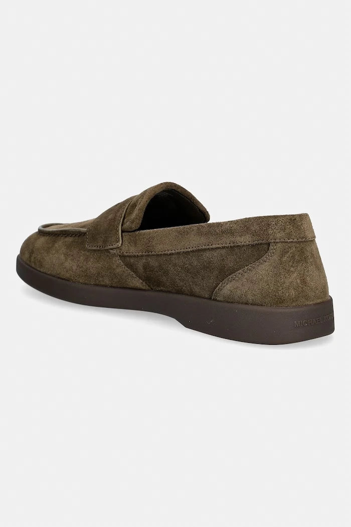 Michael Kors мокасини мъжки от велур Wesley Slip On