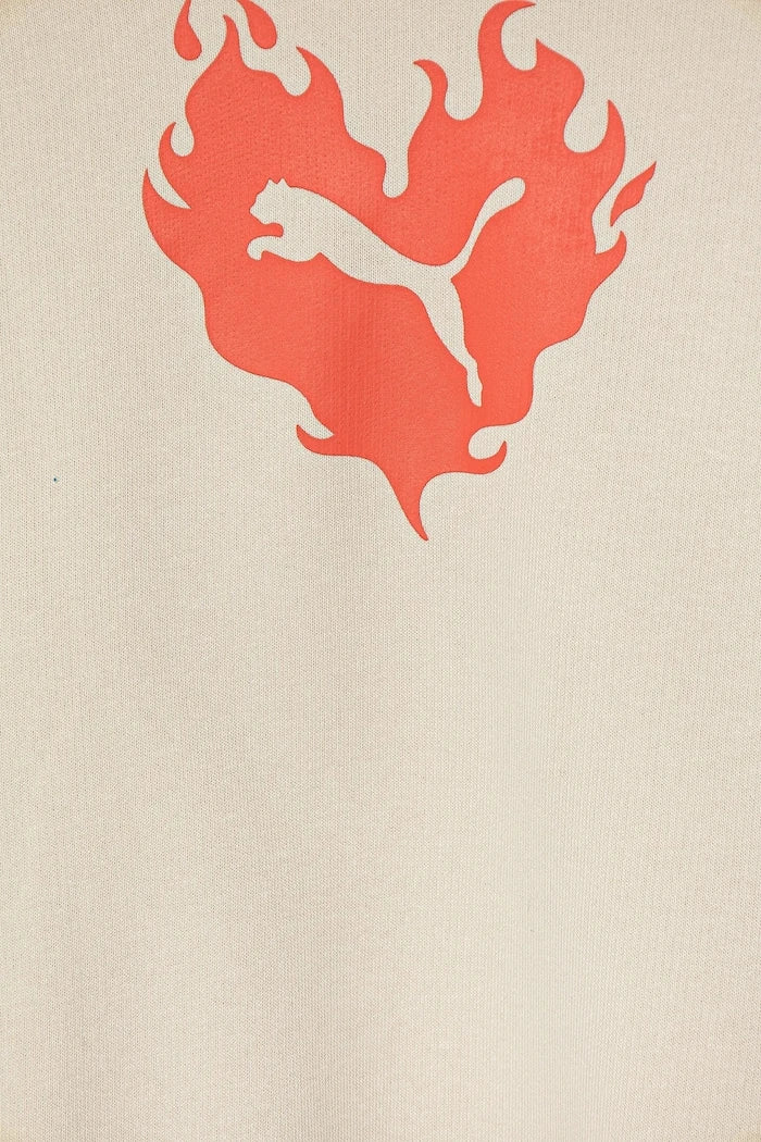 Puma FLAMING LOVE Hoodie TR Pamuklu Sweatshirt