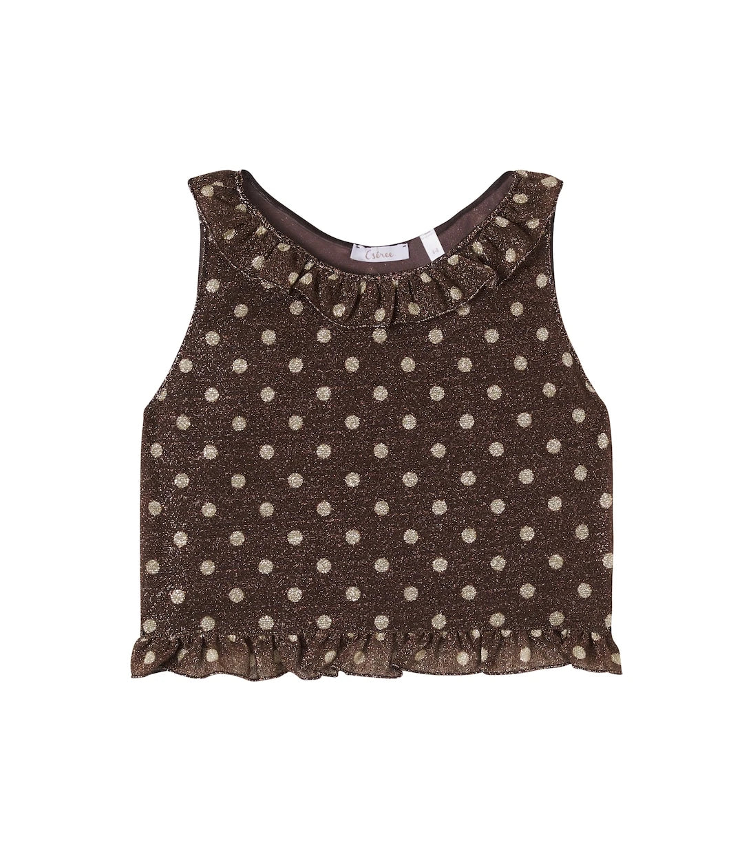 Oséree Kids - Osemini Lumière polka-dot ruffled top