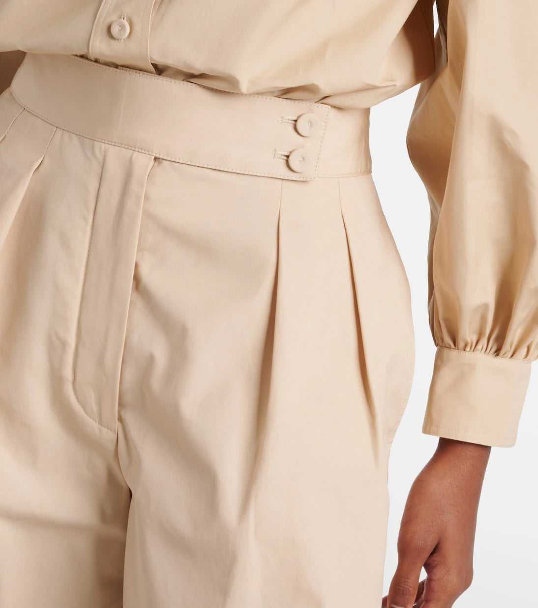 Loro Piana - Dorin cotton satin Bermuda shorts