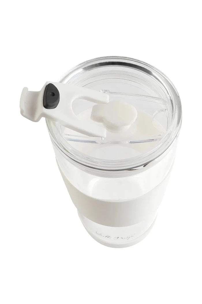 Термочаша със сламка Vialli Design Fuori 600 ml