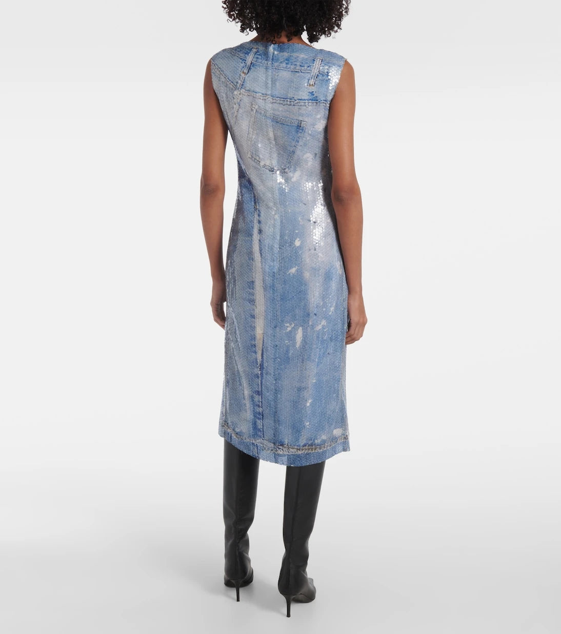 Acne Studios - Sequined printed midi dress