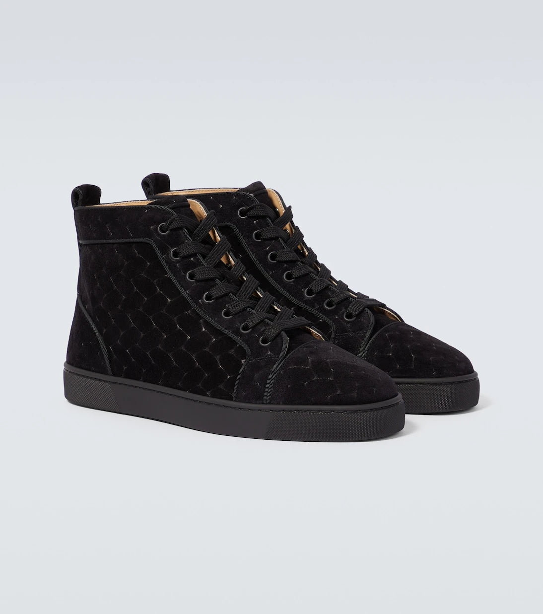 Christian Louboutin - Louis suede high-top sneakers