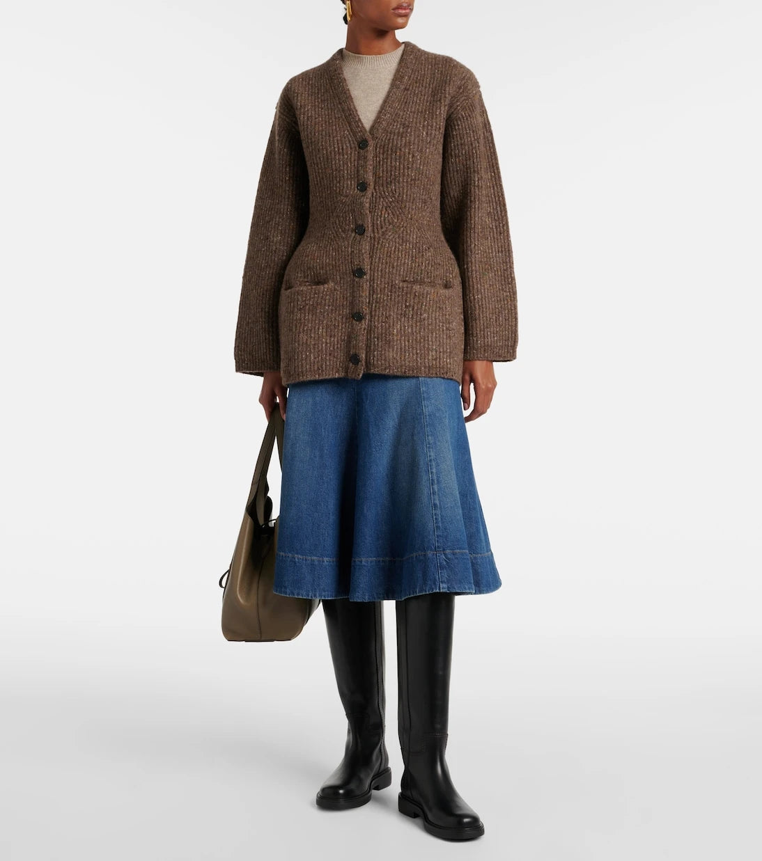 CO - Wool-blend tweed cardigan