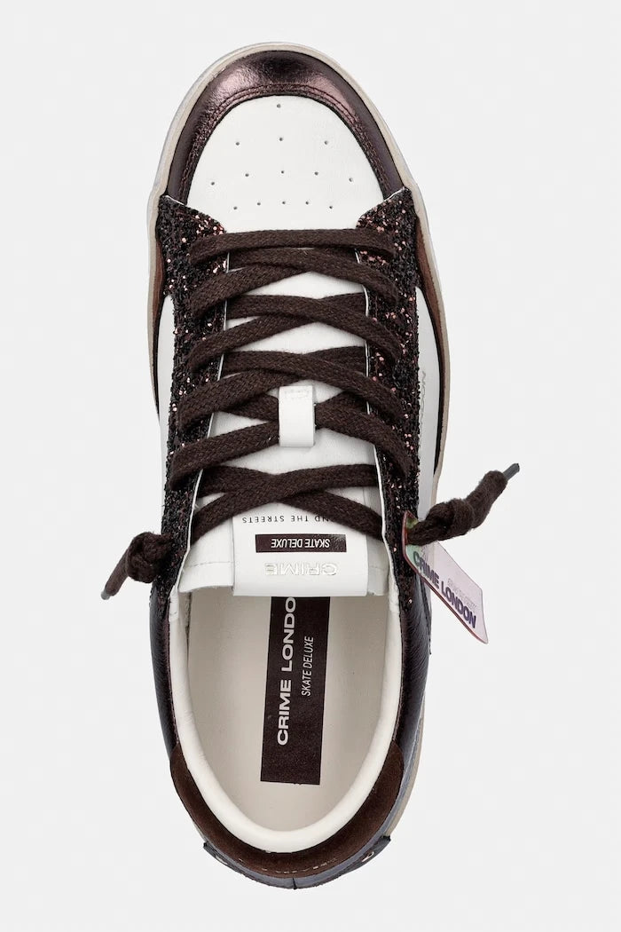 Crime London SK8 DELUXE маратонки дамски от кожа