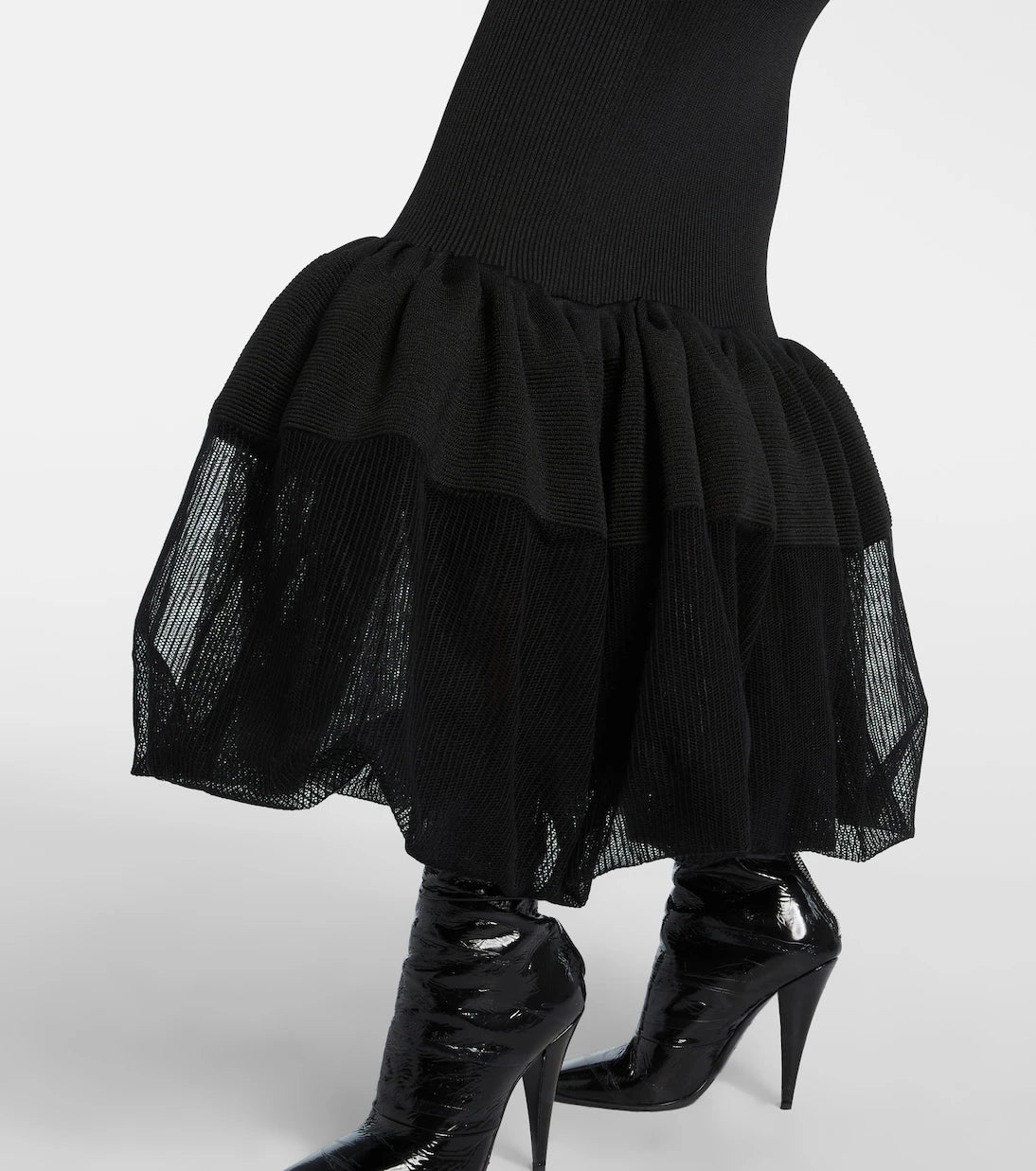 Givenchy - Ribbed-knit midi dress