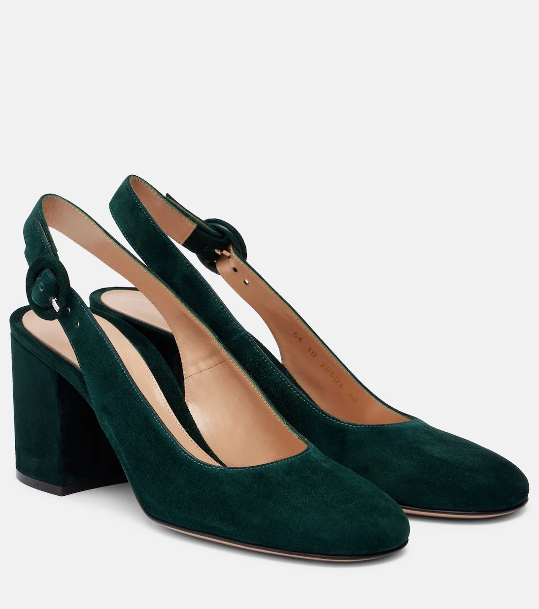 Gianvito Rossi - Suede slingback pumps