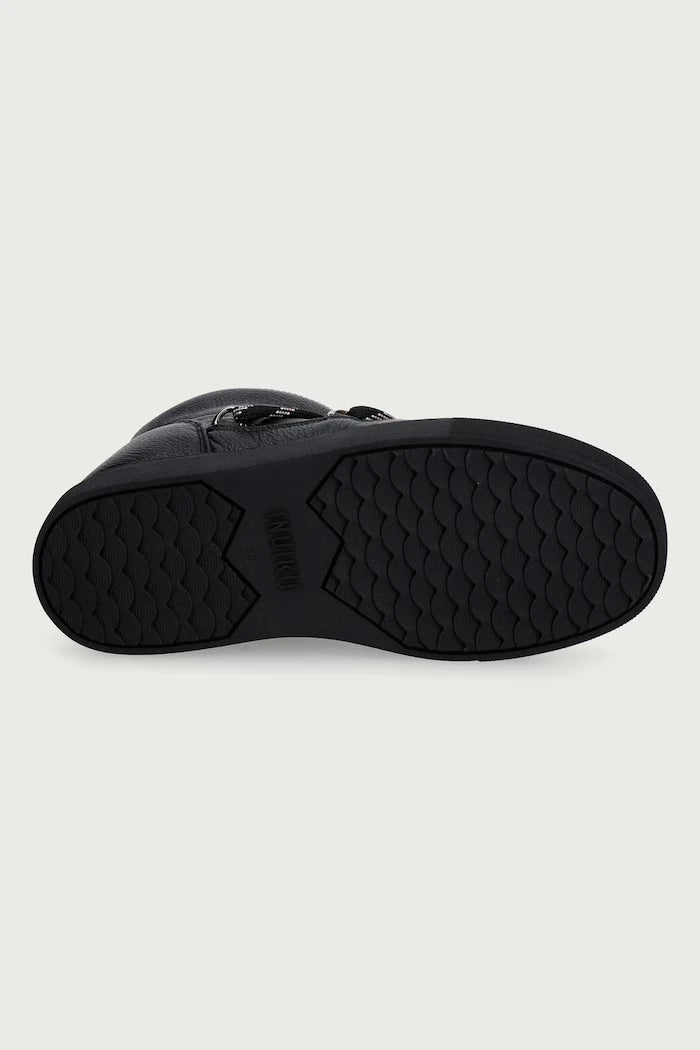 Full Leather Gloss kadın deri kar botları