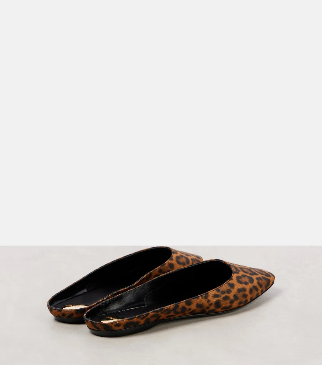 Saint Laurent - Lido leopard-print mules