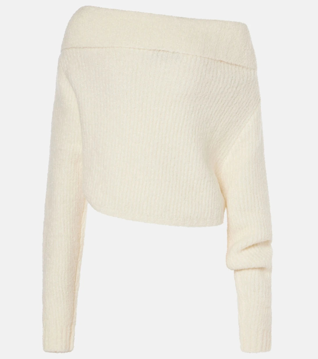 Christopher Esber - Off-shoulder bouclé sweater