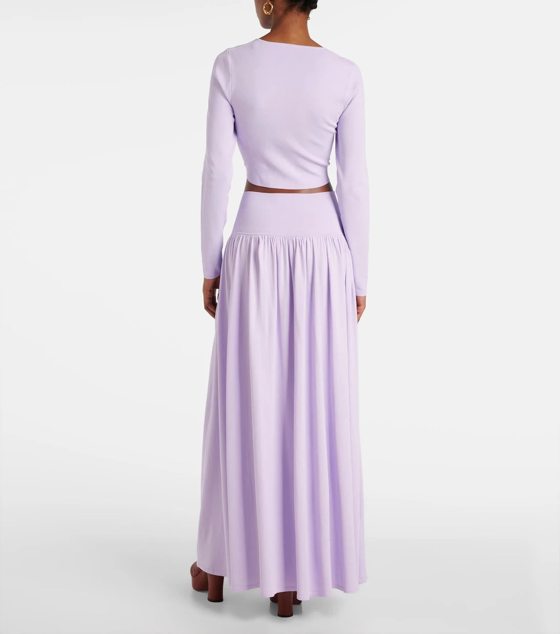Zimmermann - Acacia Knit Scoop ribbed-knit crop top