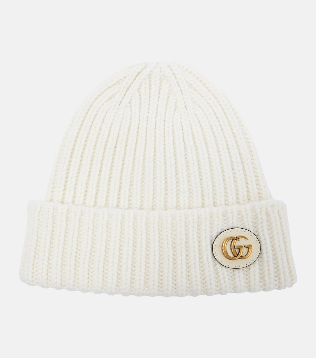 Gucci - Wool and cashmere leather-trimmed beanie