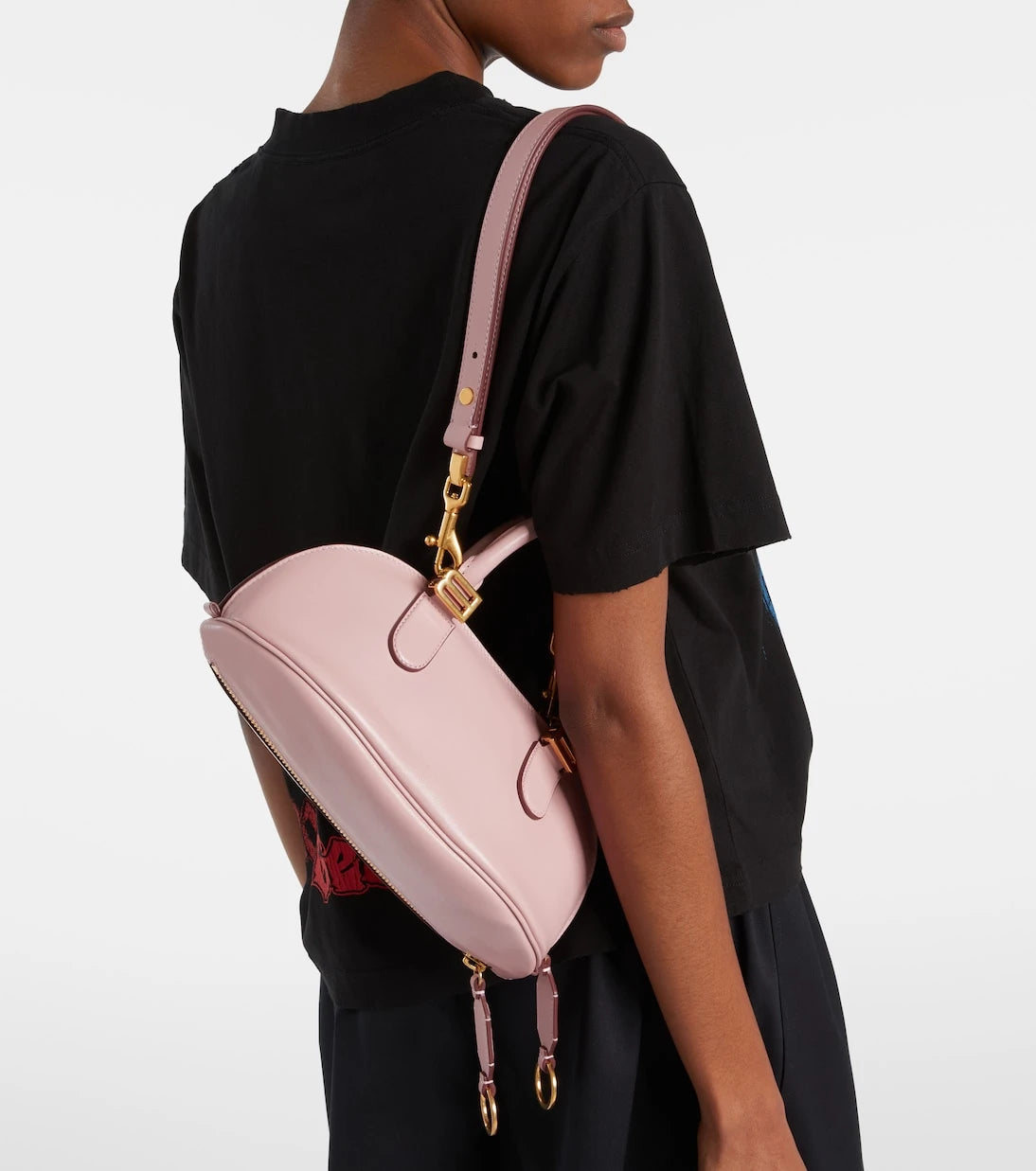 Balenciaga - Bolero Mini leather top-handle bag