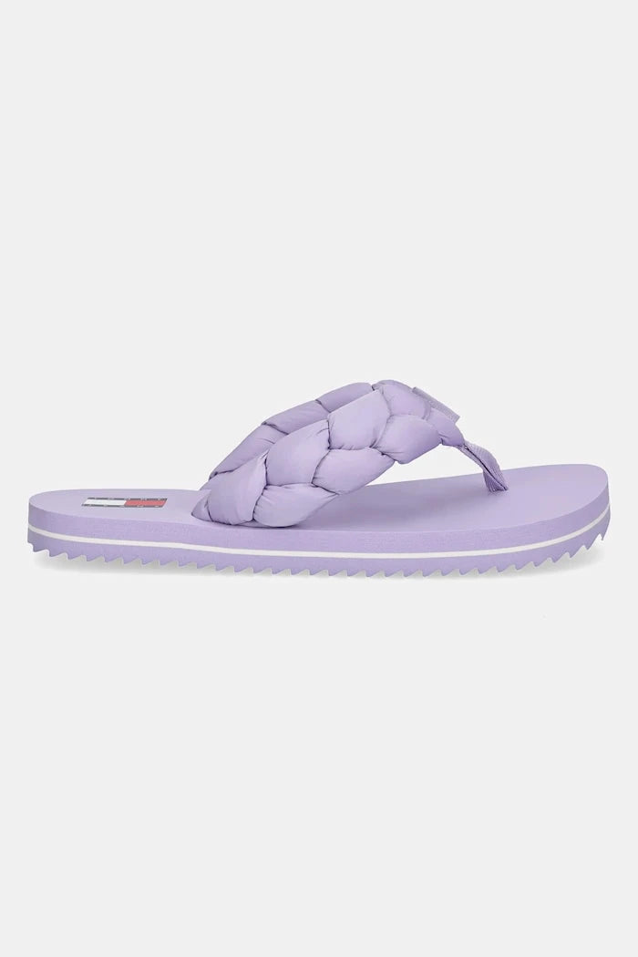 Tommy Jeans джапанки дамски BRAIDED THONG BEACH SANDAL