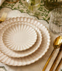 Set of 4 Shell Bread Plates (16cm) CREAM