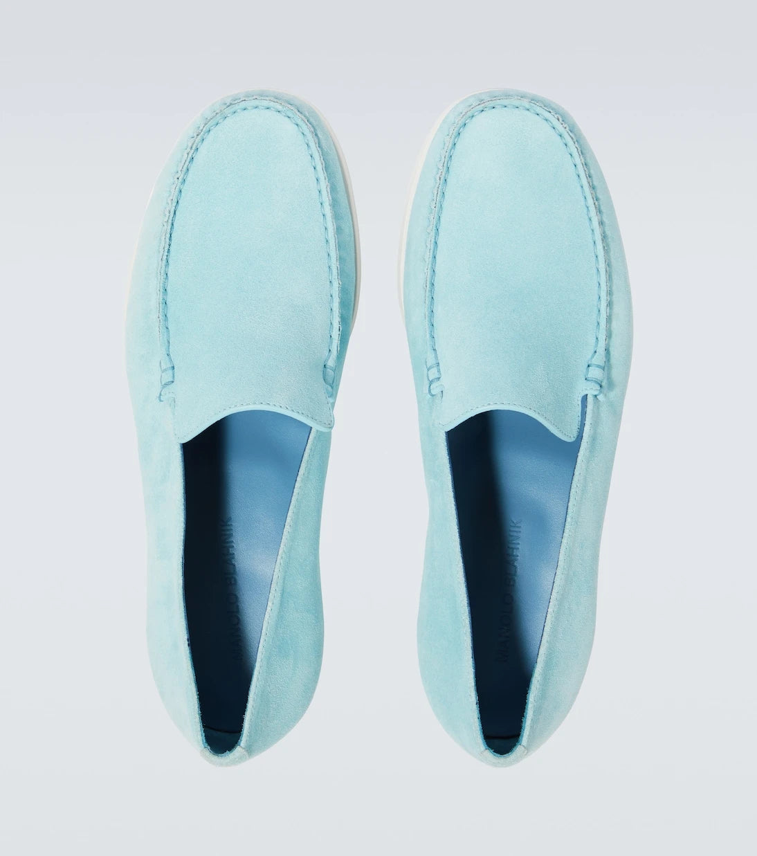 Manolo Blahnik - Monaco suede loafers