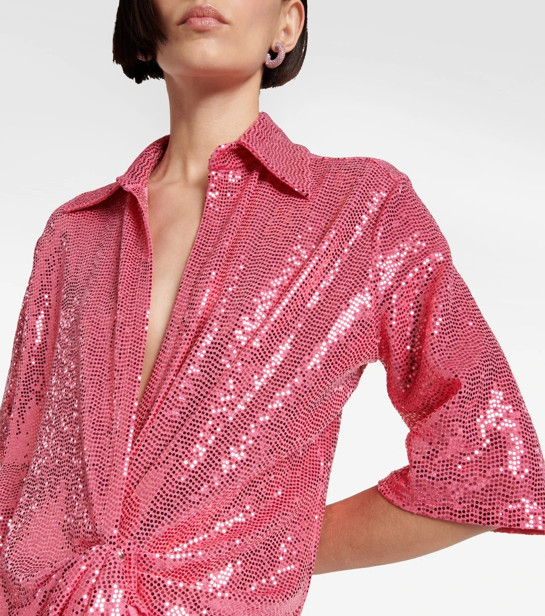 Dodo Bar Or - Sequined gathered minidress