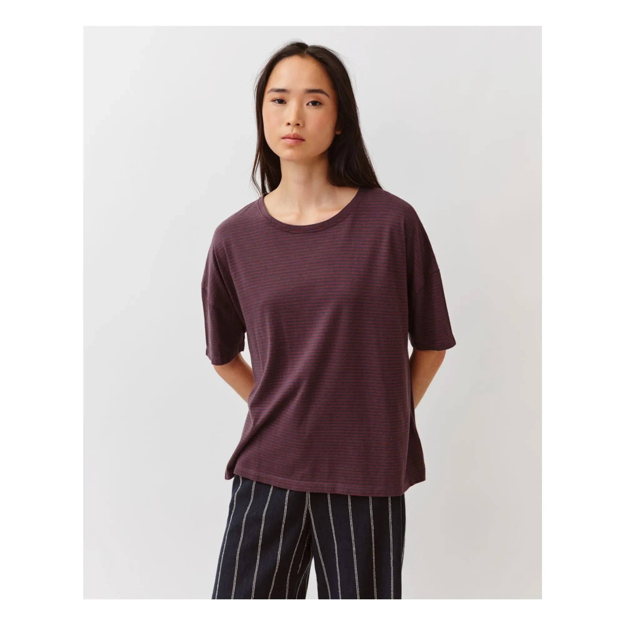 Diega - Tovo organic cotton T-shirt | Navy blue