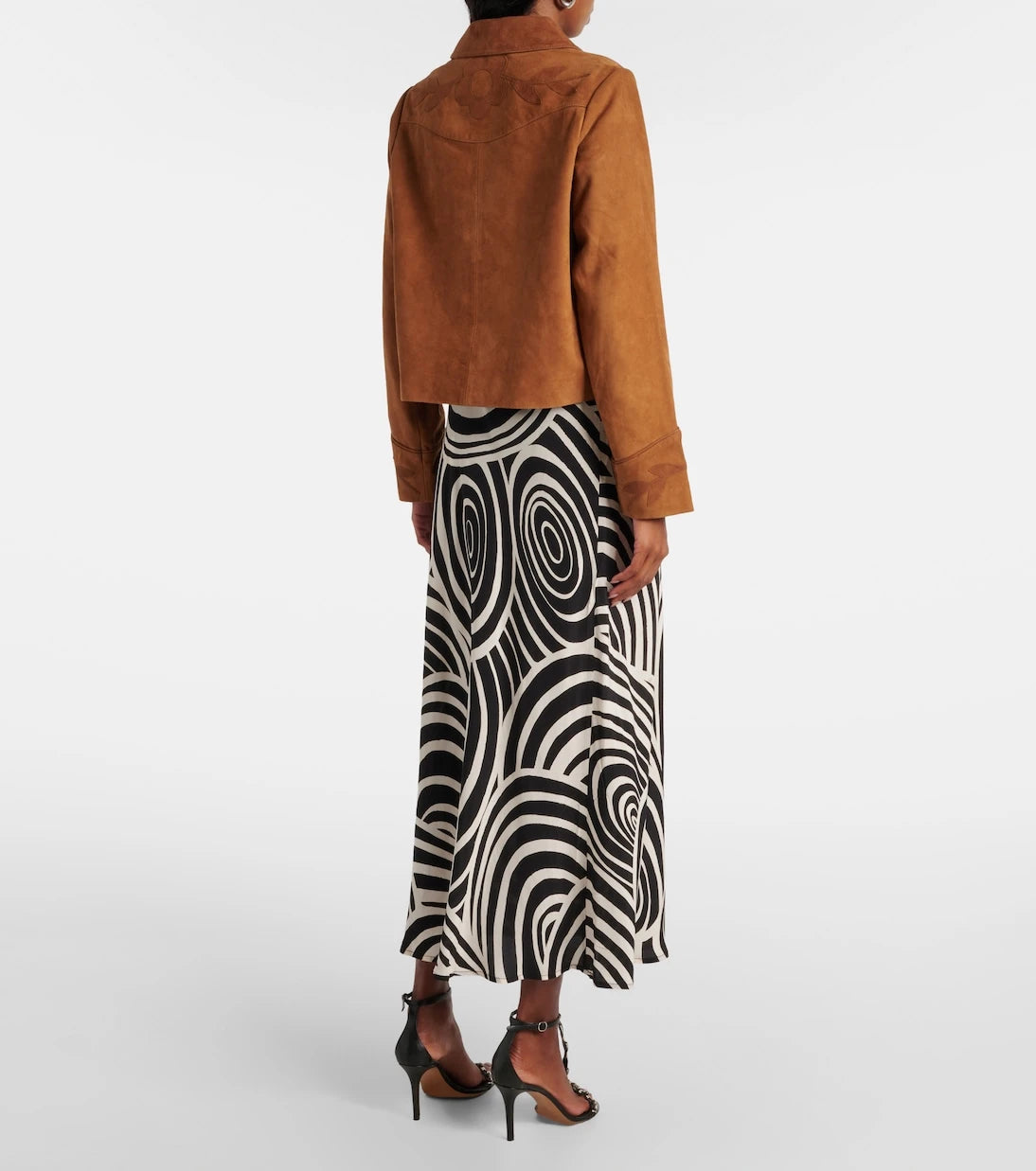 Rixo - Dionne appliqué suede jacket