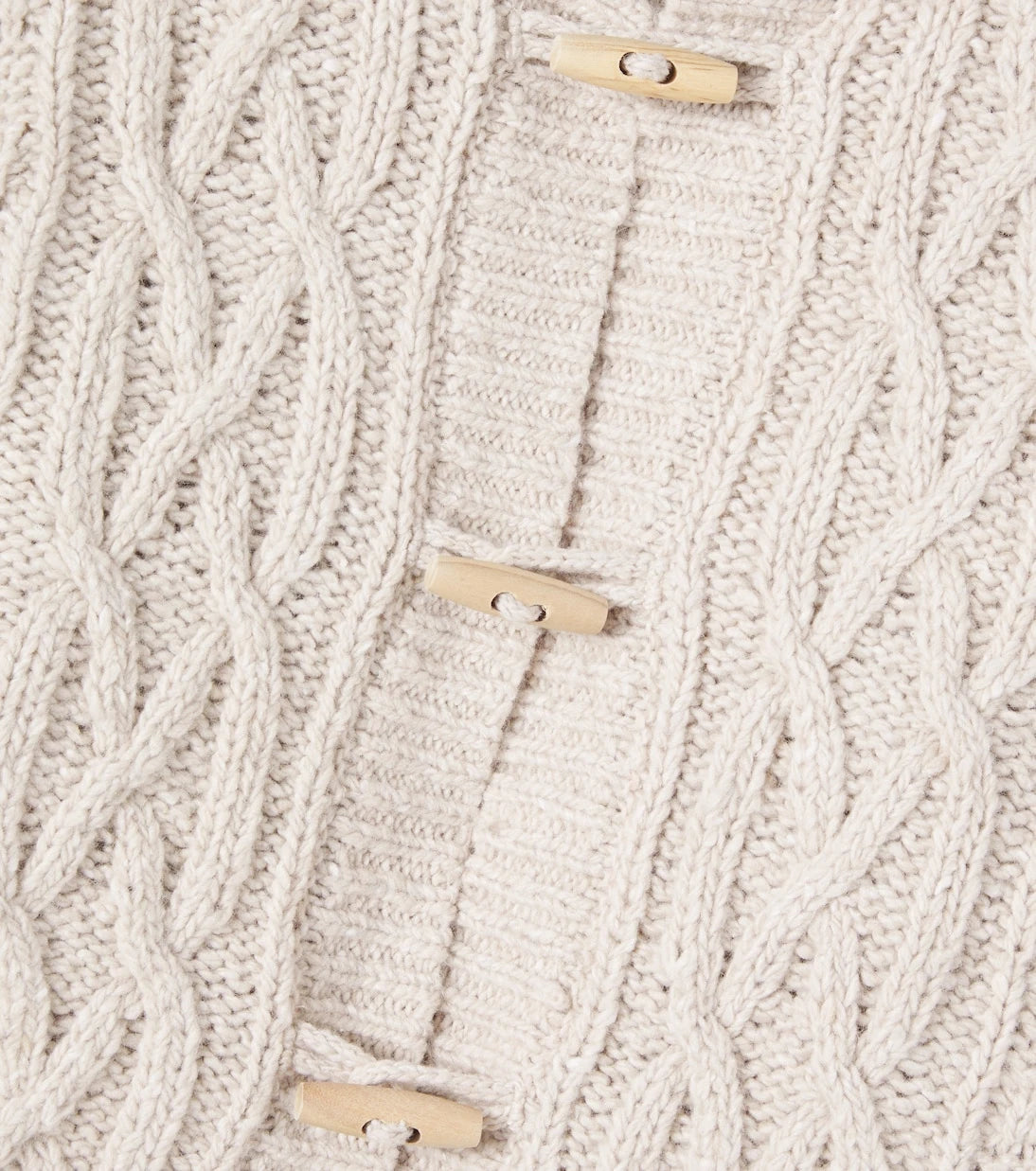 The New Society - Maria cable-knit wool-blend cardigan
