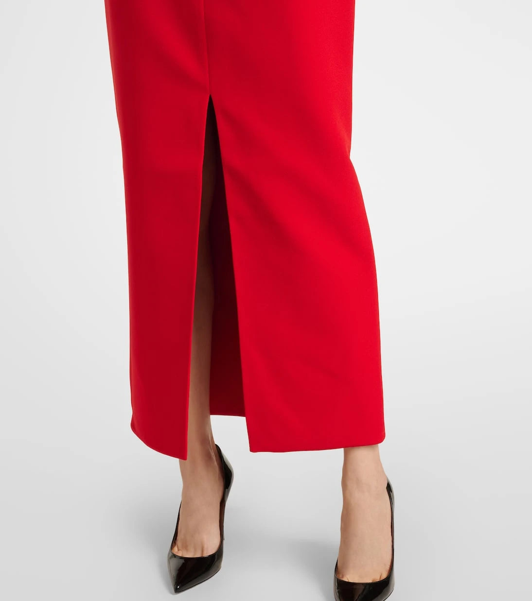 Safiyaa - Sydney satin-trimmed midi dress