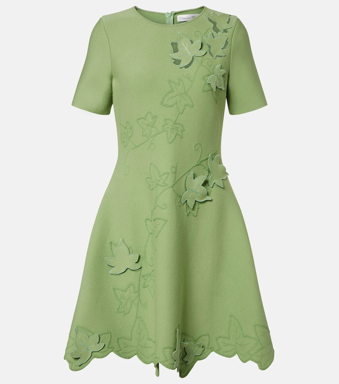 Oscar de la Renta - Ivy cutout embroidered minidress