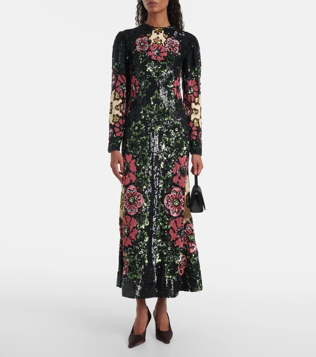 La DoubleJ - Clingy Swing sequined maxi dress