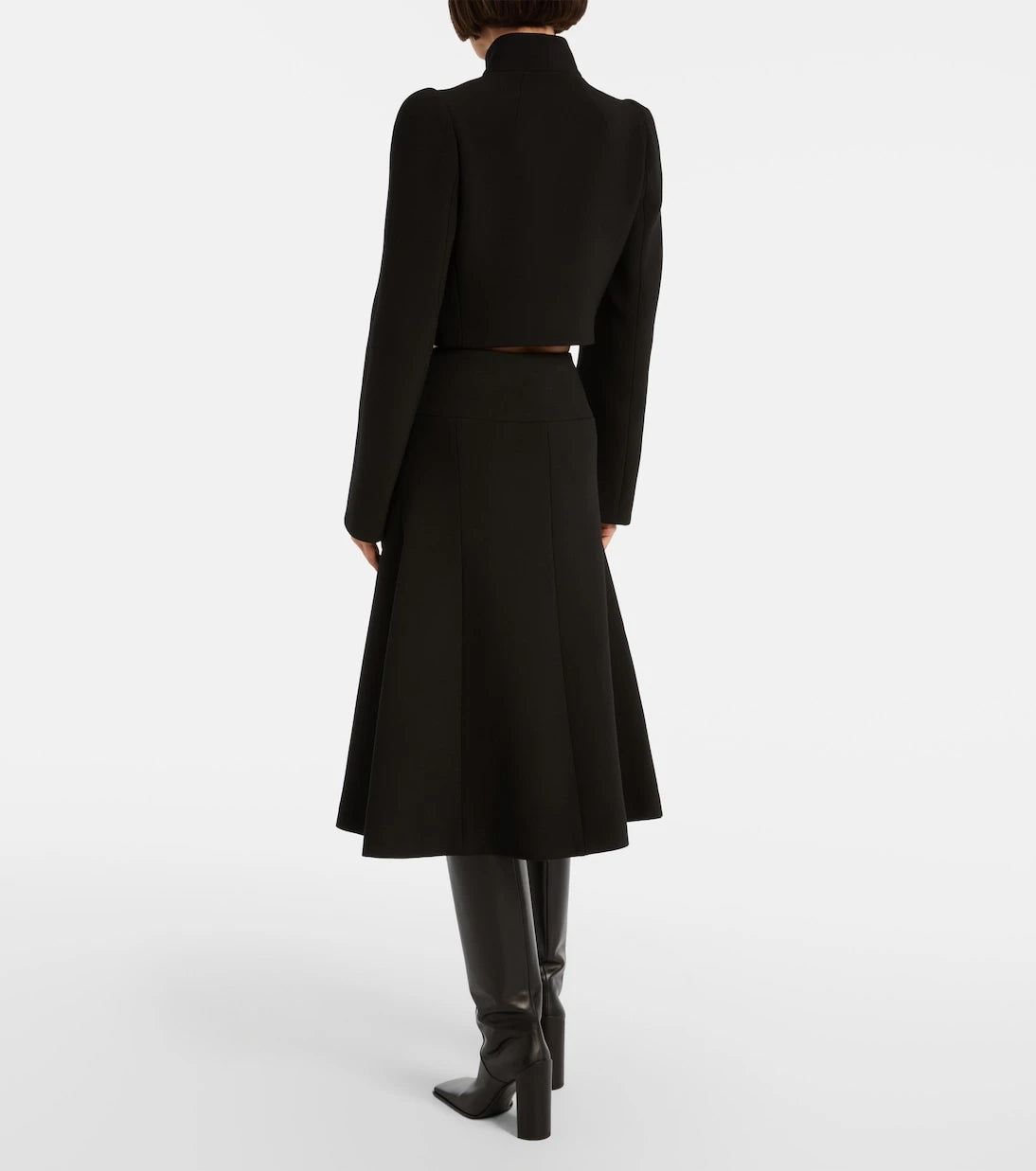 Alaïa - تنورة ميدي بكسرات