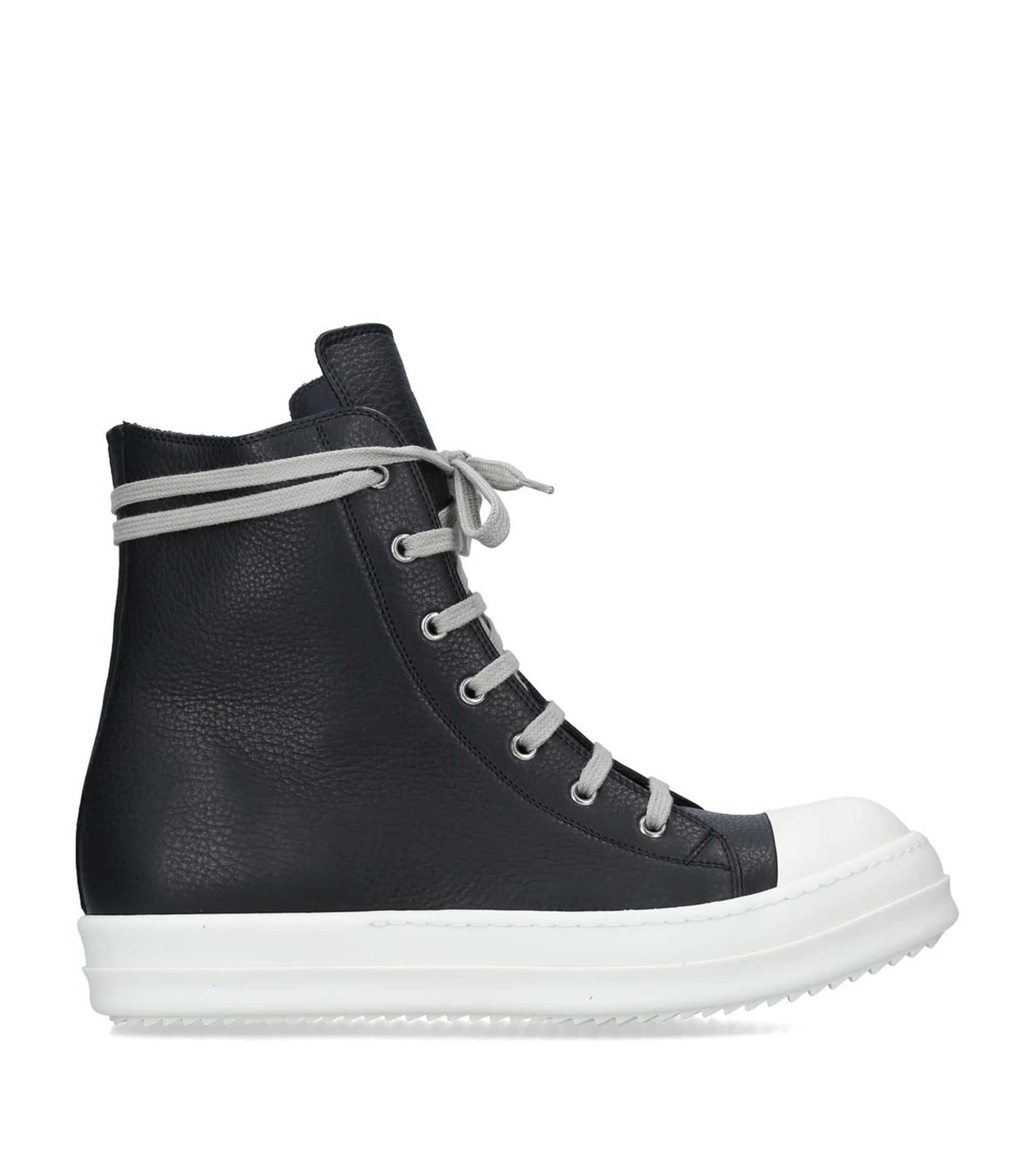 Leather High-Top Sneakers
