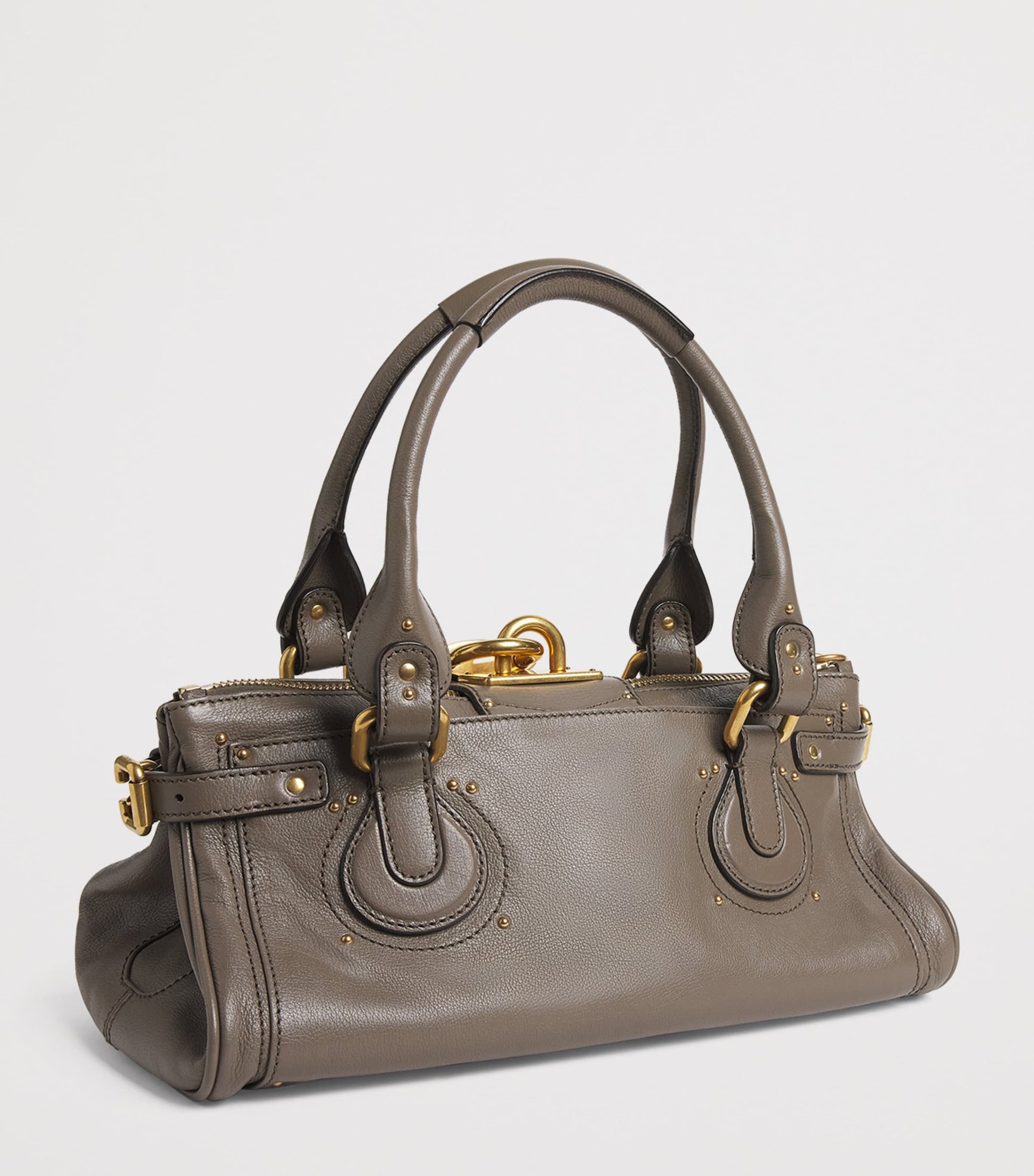 Leather Paddington Top-Handle Bag