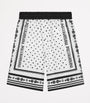 Dolce & Gabbana Kids Cotton Bandana Print Shorts (8-12+ Years)