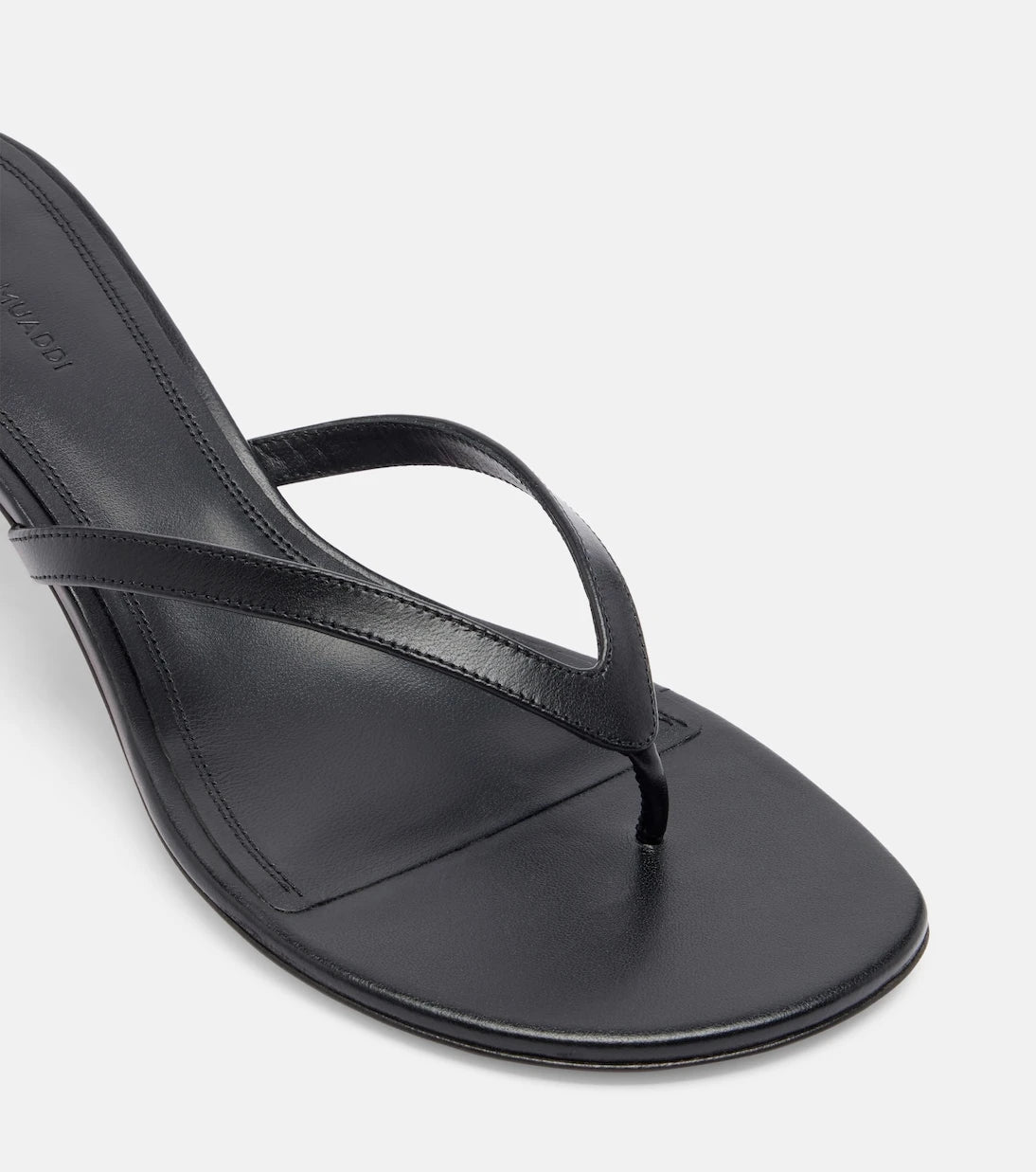 Amina Muaddi - Juliette leather thong sandals