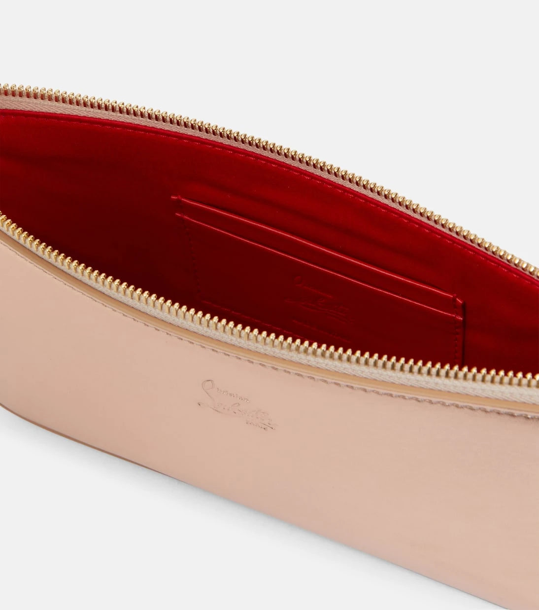 Christian Louboutin - Loubila metallic leather shoulder bag