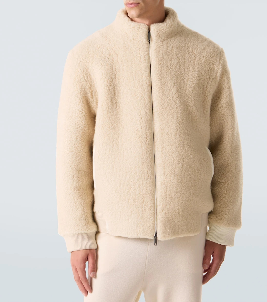 God's True Cashmere - T-Bird cashmere jacket with emerald
