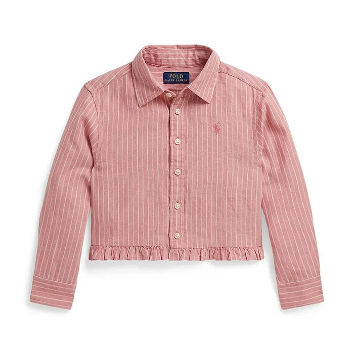 Детска риза с лен Polo Ralph Lauren