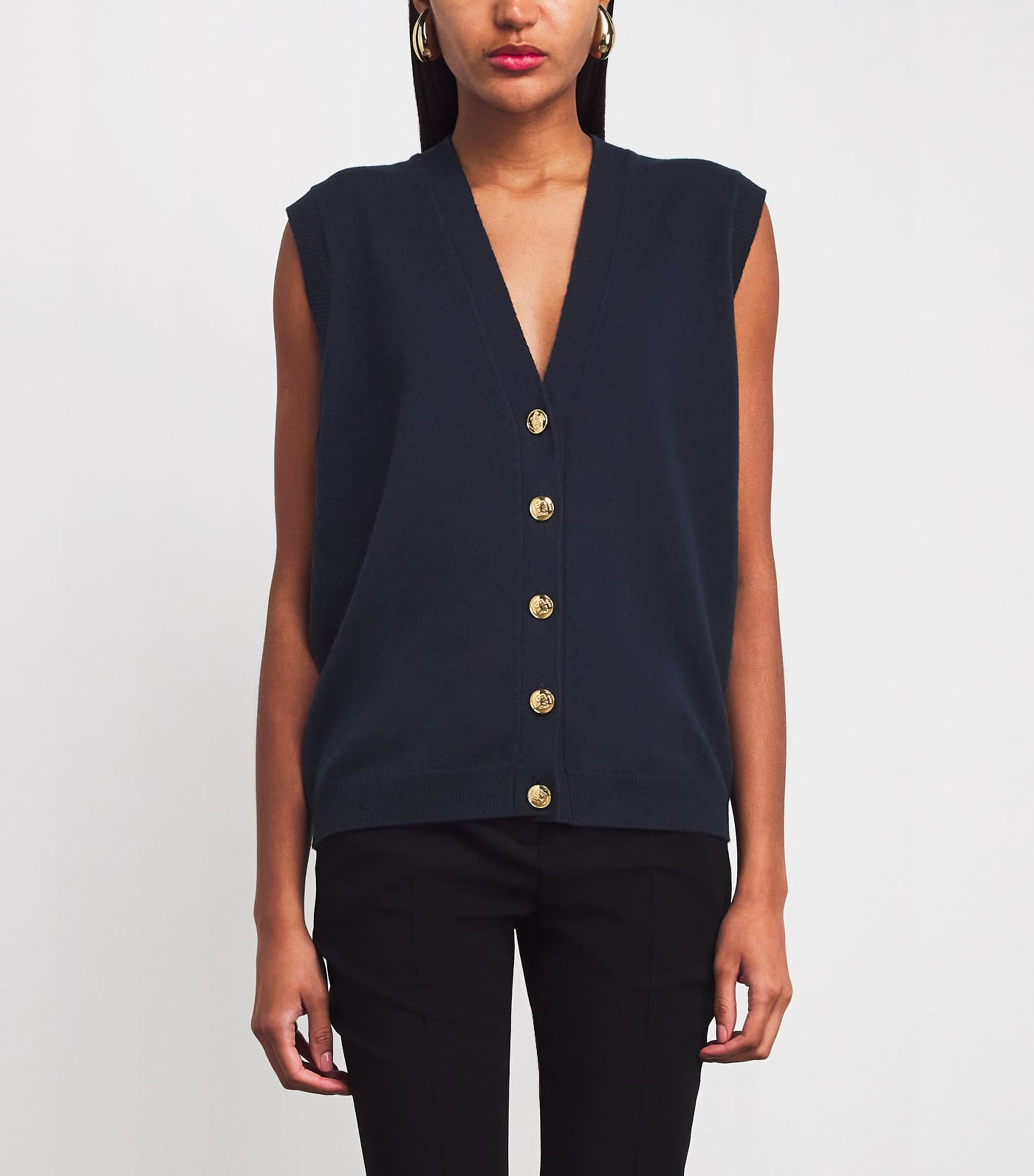 Blazé Milano Brown Wool-Cashmere Highland Gilet