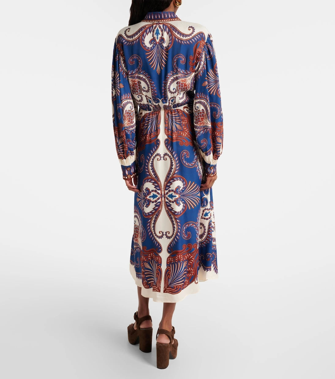 Farm Rio - Arabesque Scarf shirt dress