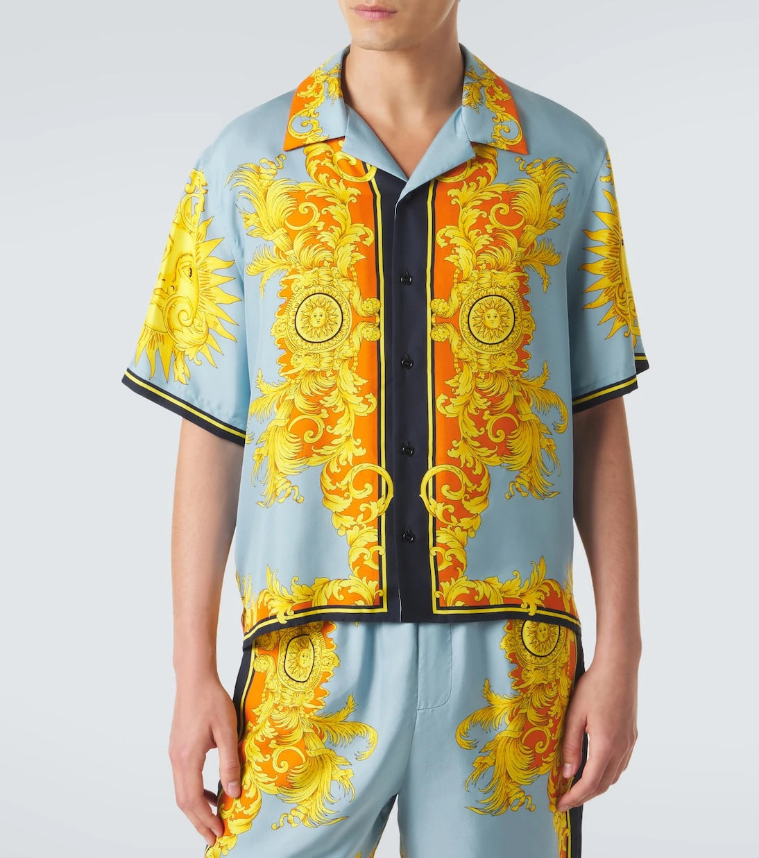 Versace - Printed silk shirt