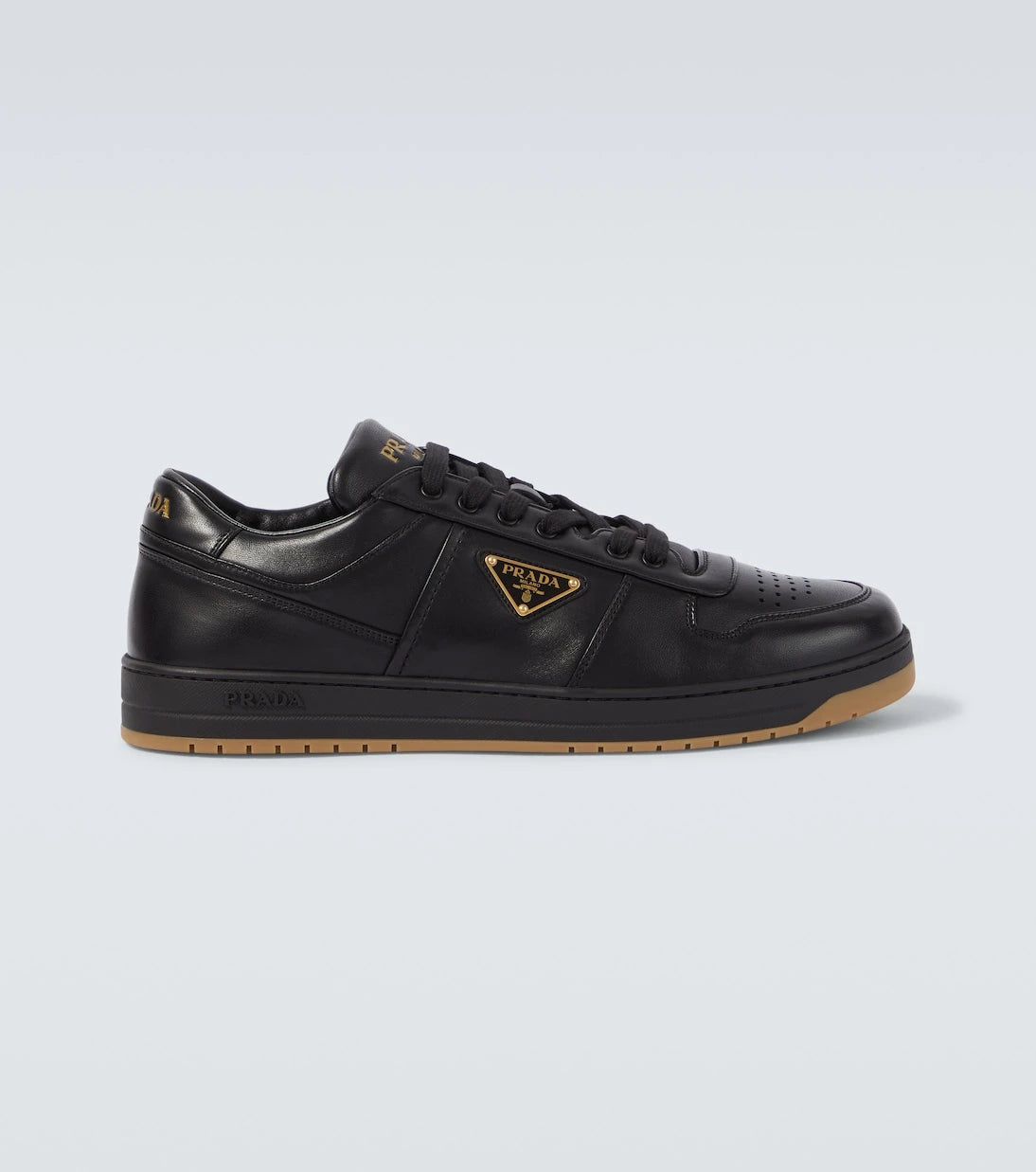 Prada - Downtown leather sneakers
