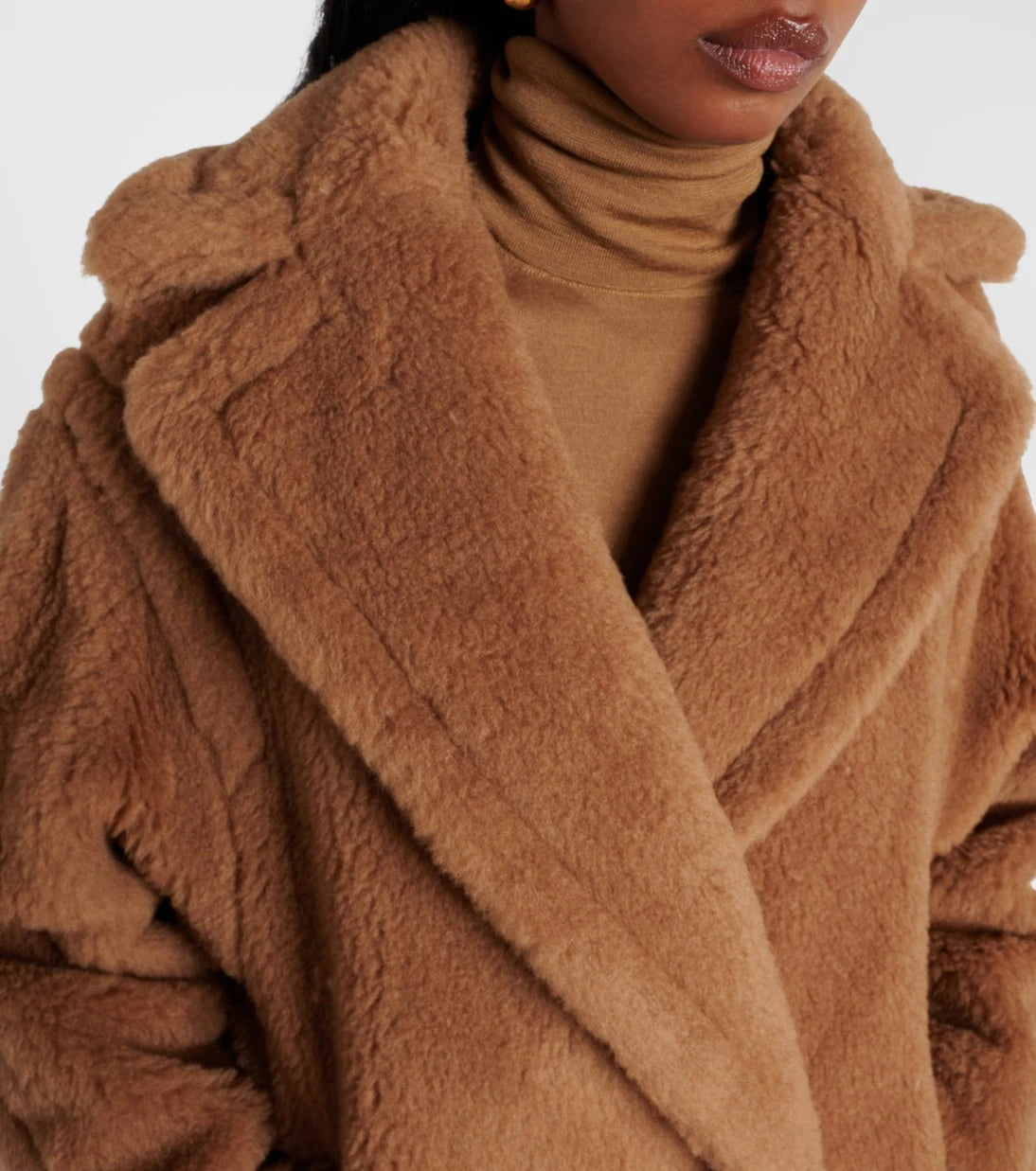 Max Mara - Dramma yün ve ipek teddy ceket