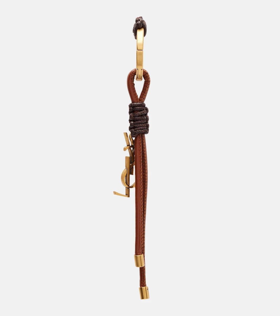 Saint Laurent - Cassandre leather keyring