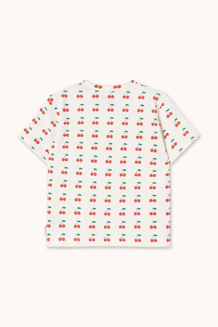 Tinycottons CHERRIES KNITTED TEE Çocuk Pamuklu Tişört