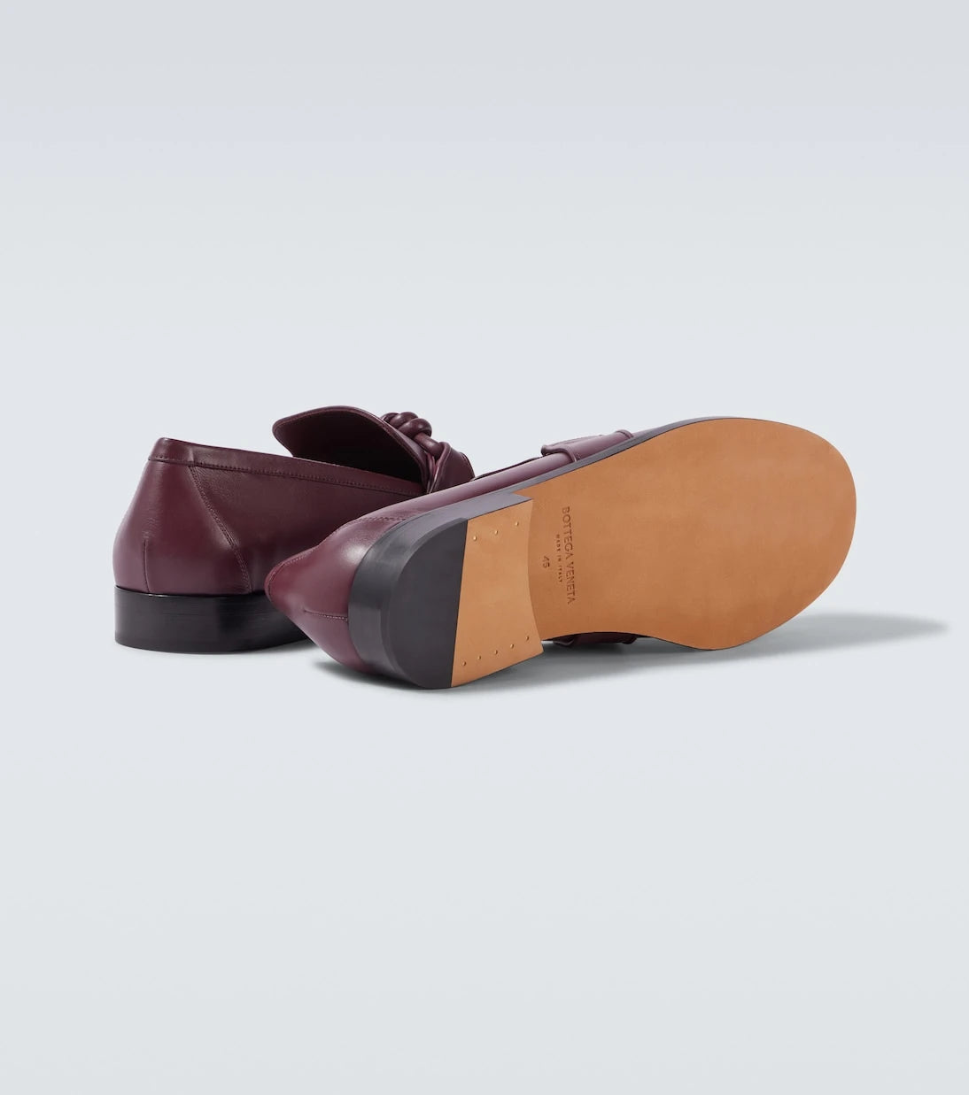 Bottega Veneta - Astaire Knot leather loafers