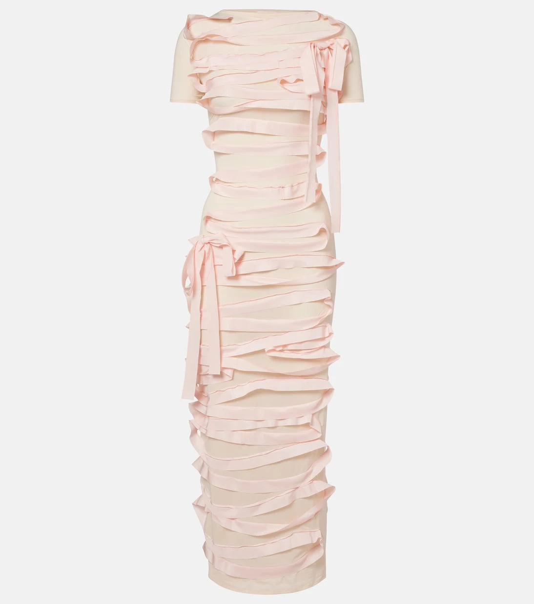 Acne Studios - Ribbon-detail midi dress