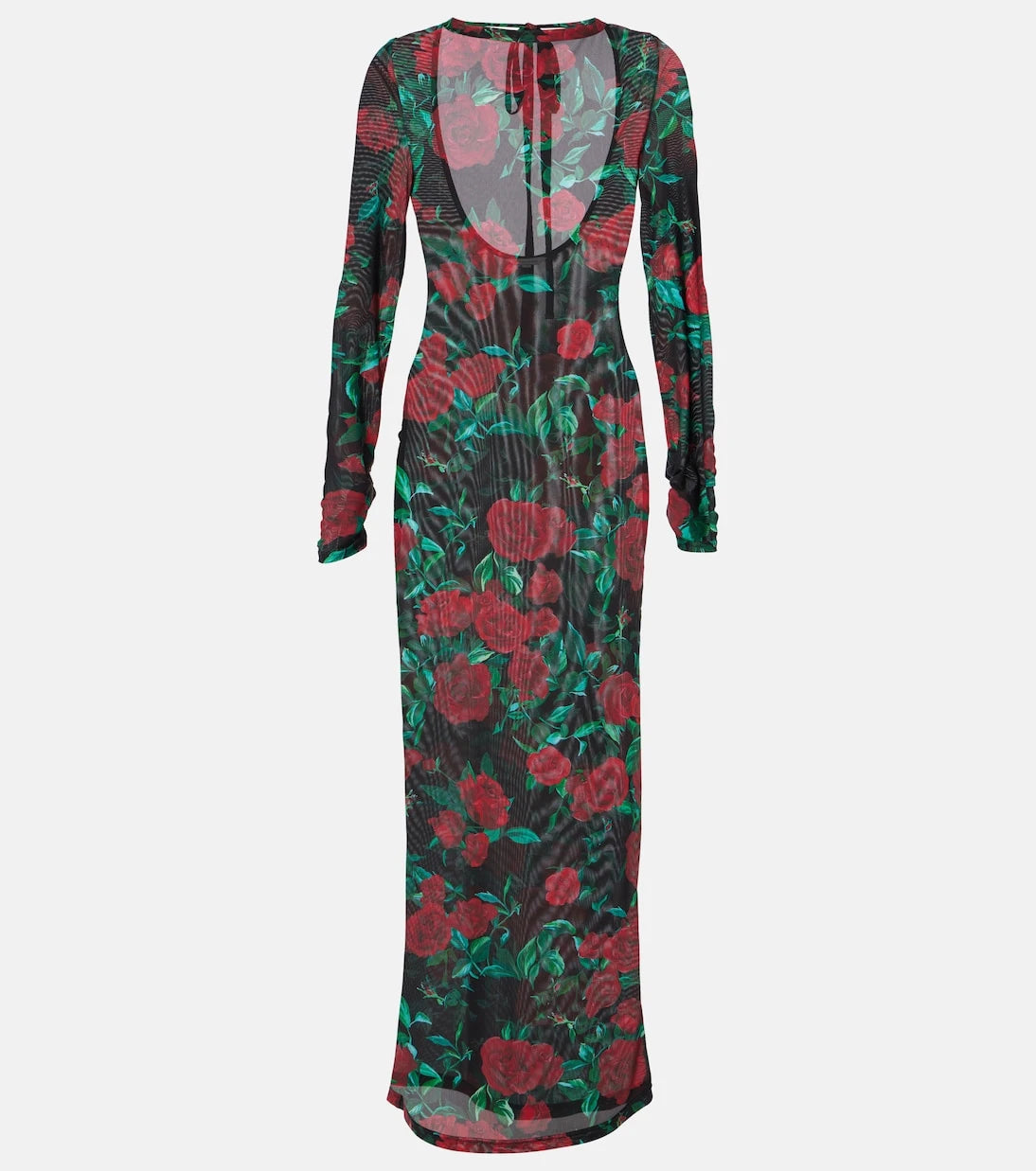 Alexandra Miro - Selene floral mesh maxi dress