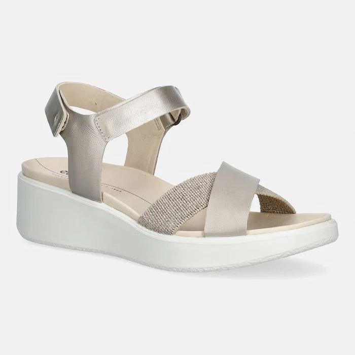 Ecco Сандали женски кожени Flowt Wedge LX W