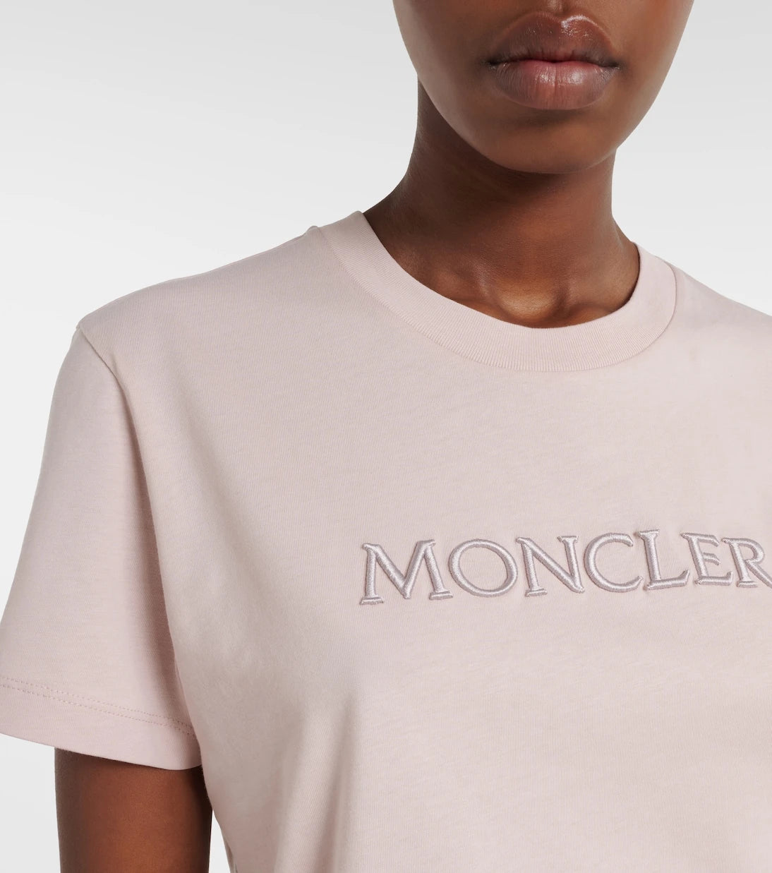 Moncler - Logo cotton jersey T-shirt