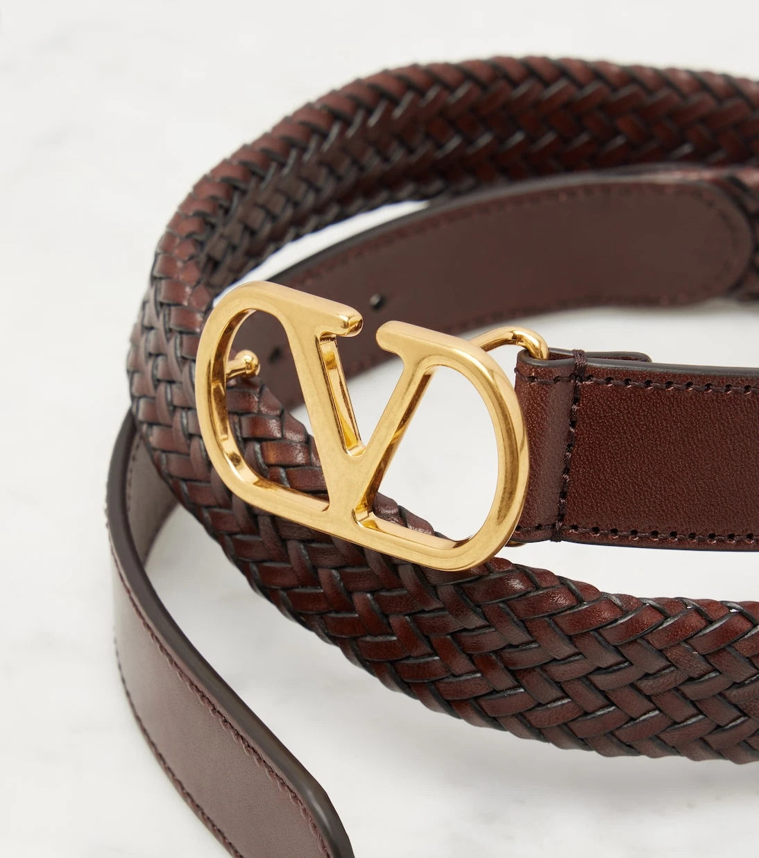 Valentino Garavani - VLogo braided leather belt